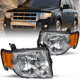 VehicleAid Headlights For 2008-2012 Ford Escape